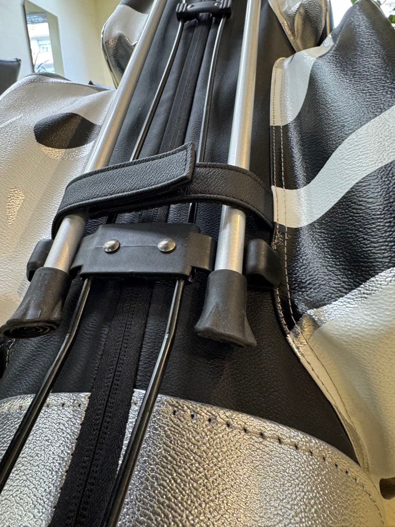 MARK & LONA スカルカモフラ柄レザーキャディバッグキムタクマクロナ