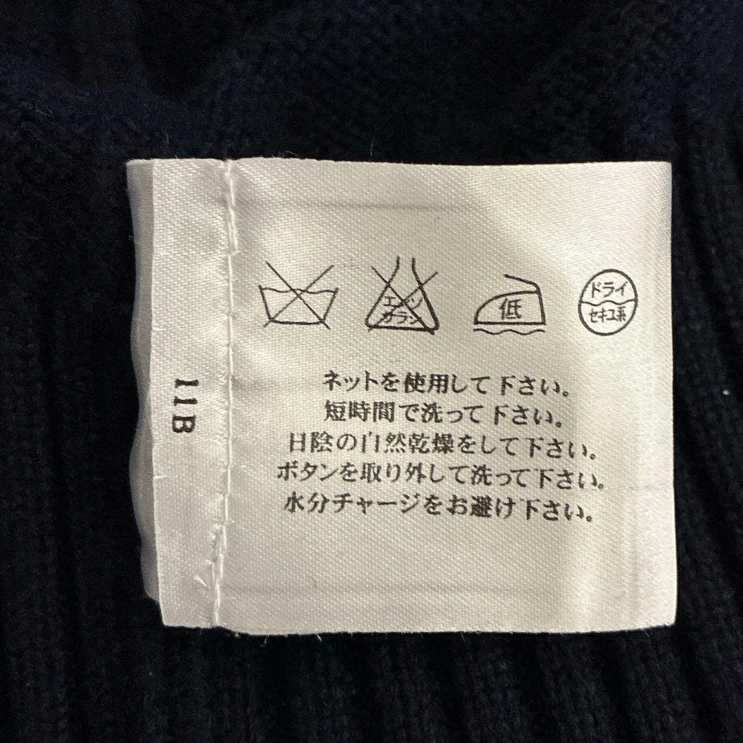 CHANEL ニットワンピース　ココマーク　メタルボタン　34 カシミヤ100%