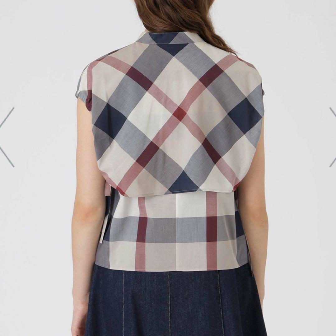 【新品】ブルーレーベル クレストブリッジチェッククールドライブラウス