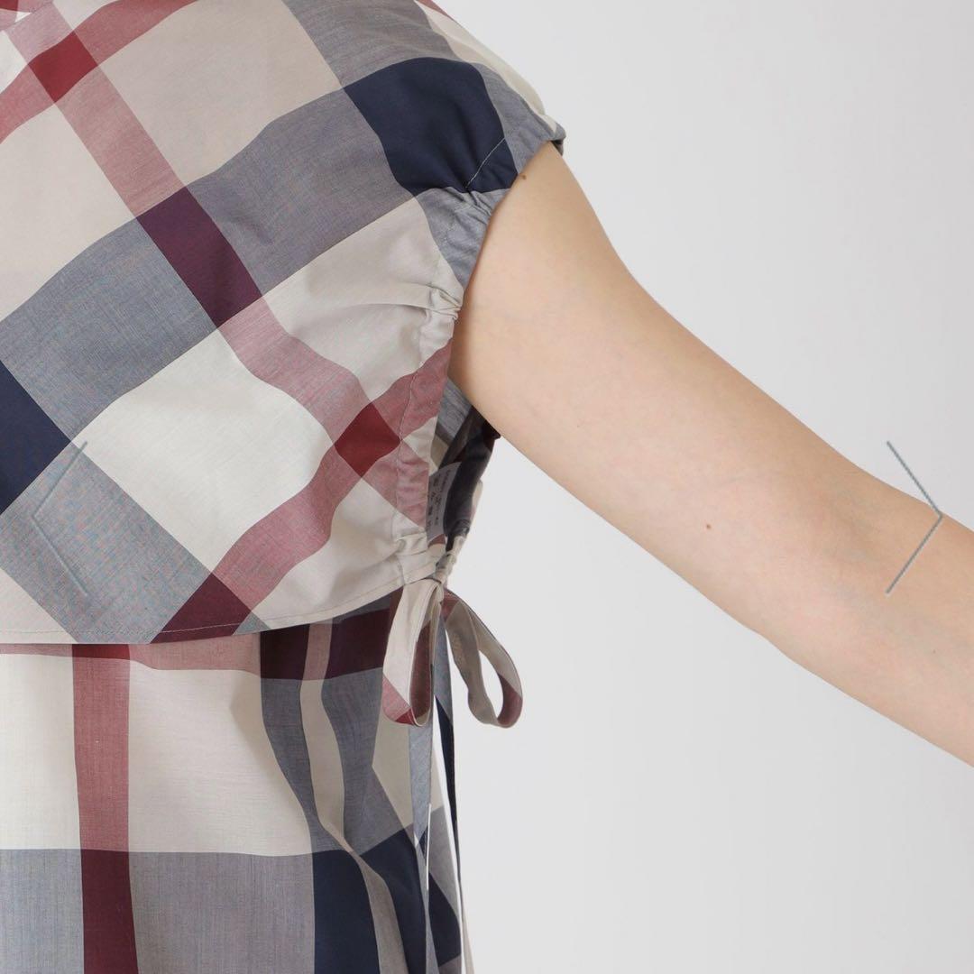 【新品】ブルーレーベル クレストブリッジチェッククールドライブラウス