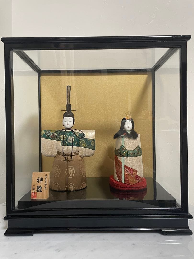 お雛様　ガラスケース入り