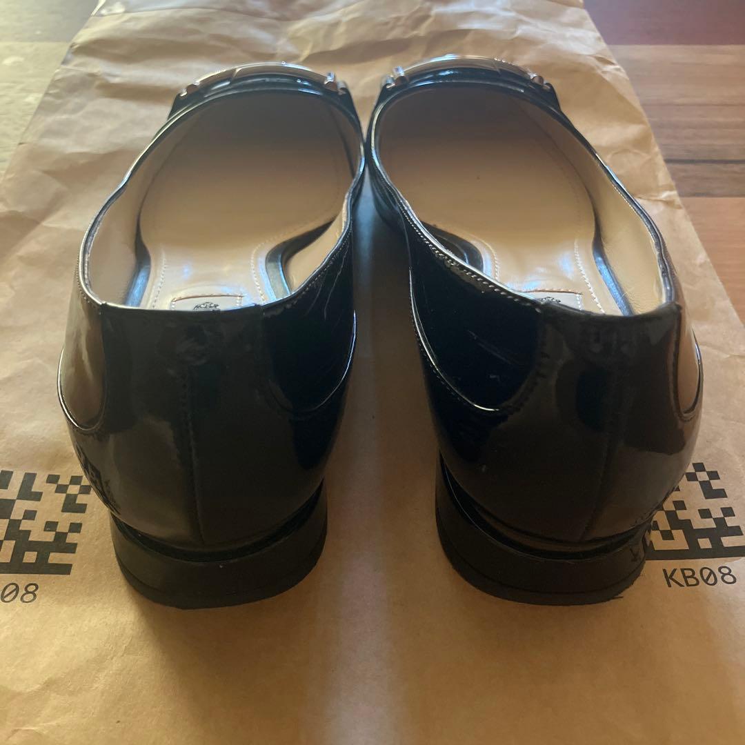 TOD’Sエナメル ブラック パンプス