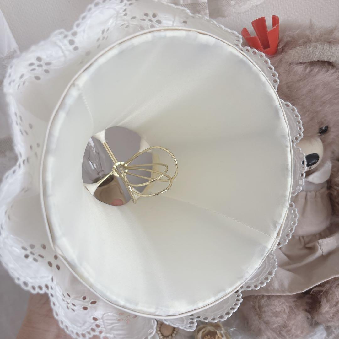 期間限定❤︎ランプシェードセット　フリルカバー　フランスアンティーク　リメイク