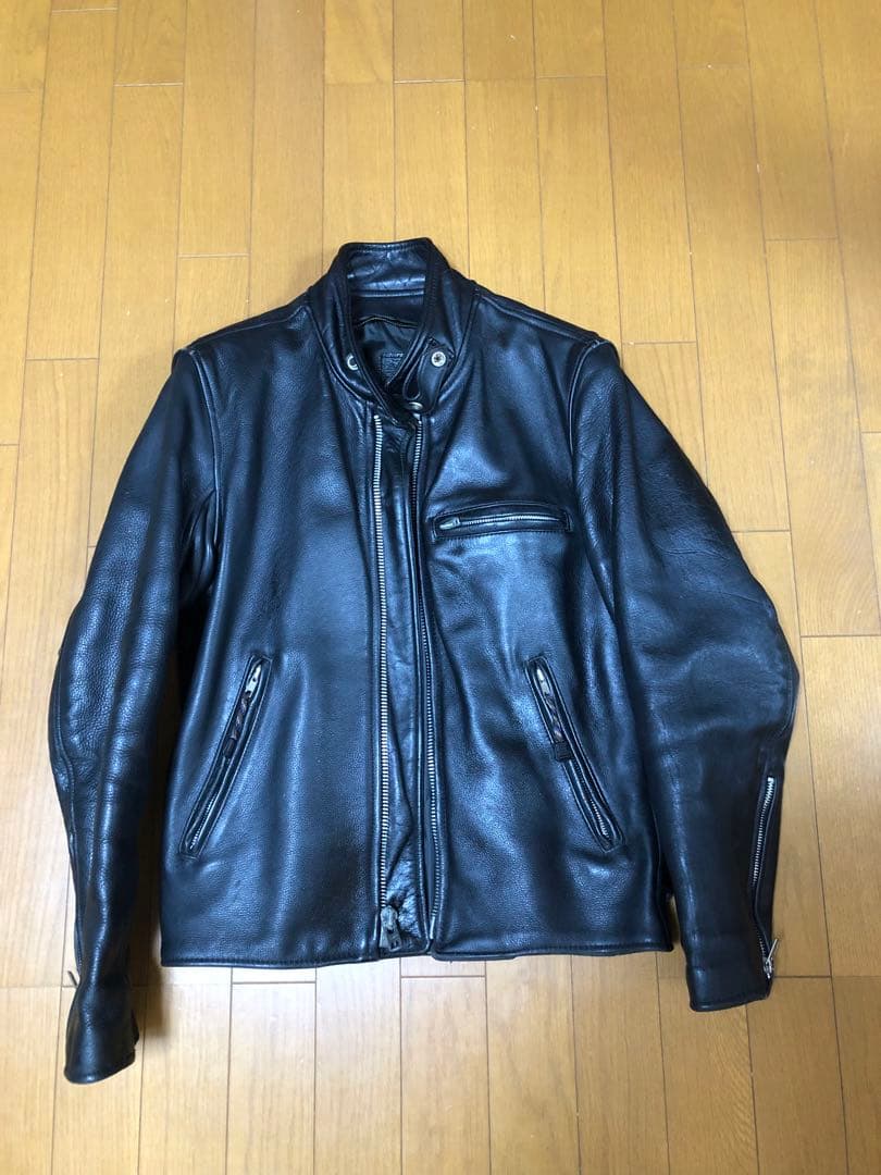 【USA製】90s BRANDED GARMENTS オーチャード 革ジャン