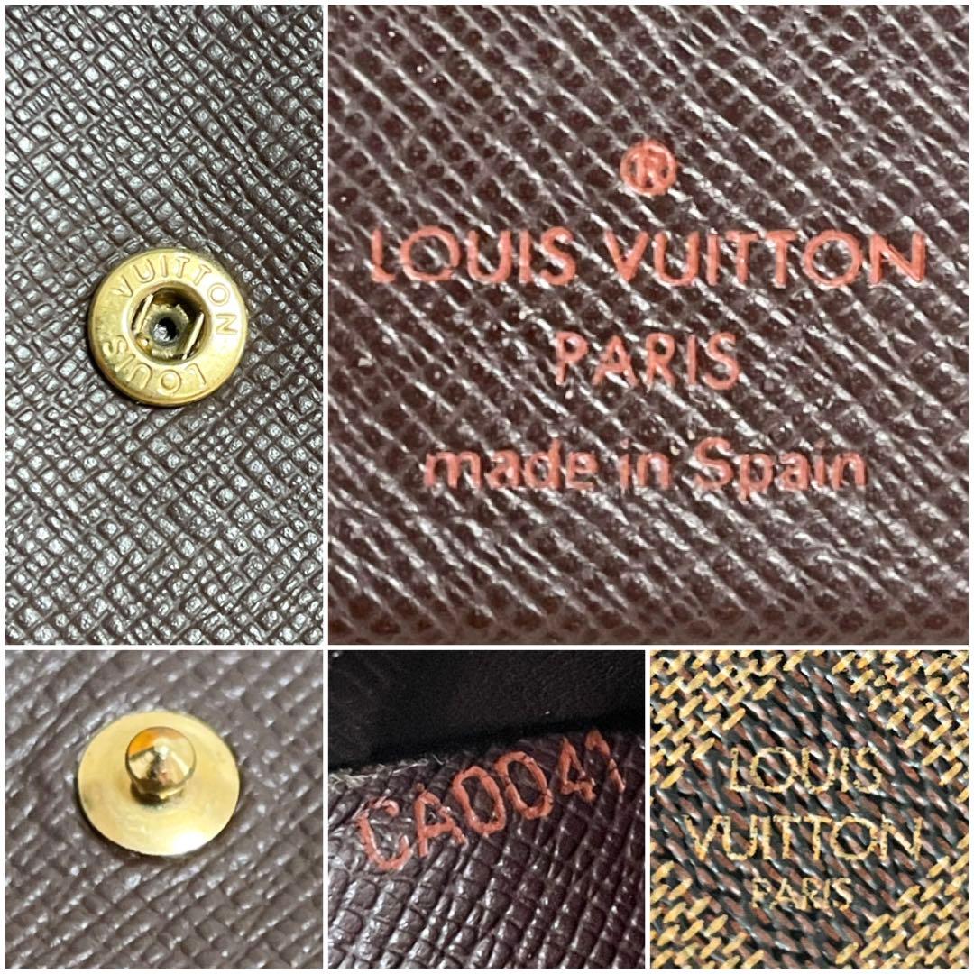 ルイヴィトン ダミエ　ポルトフォイユ マルコ　二つ折り財布