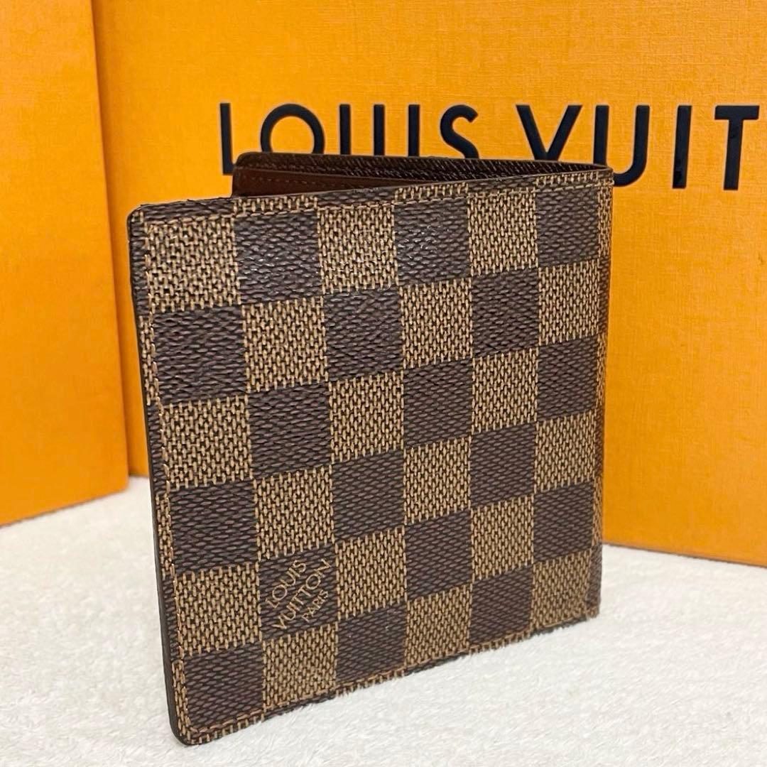 ルイヴィトン ダミエ　ポルトフォイユ マルコ　二つ折り財布