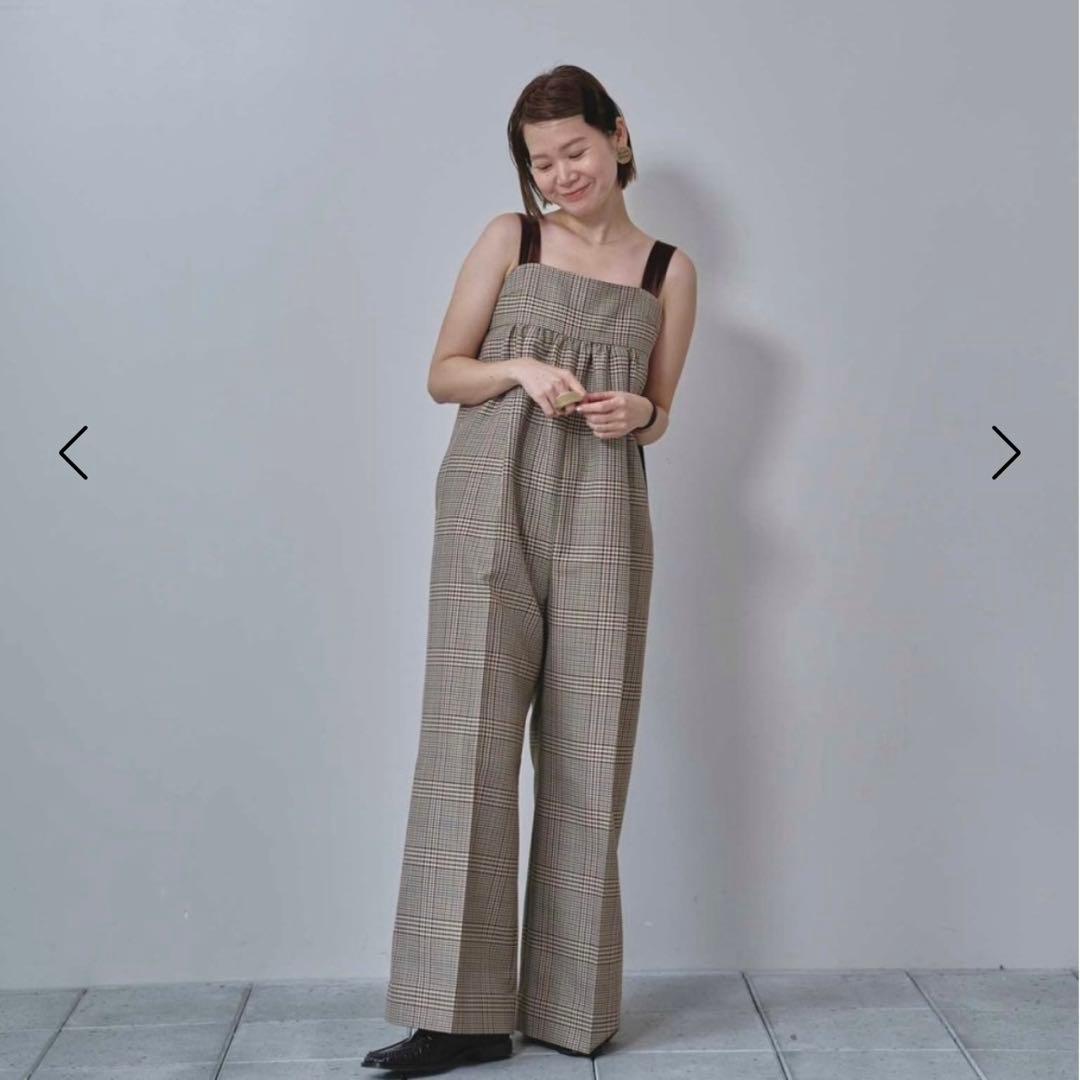 TODAYFUL Check Wide Combinaison 未使用