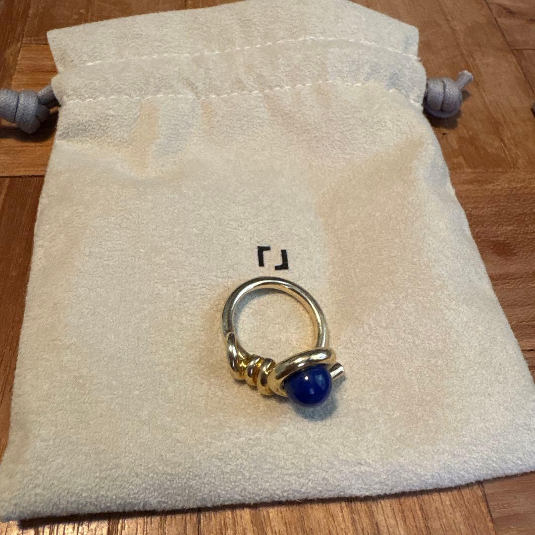 アクセサリー Fauvirame Kinomi Twist Ring lapis lazuli