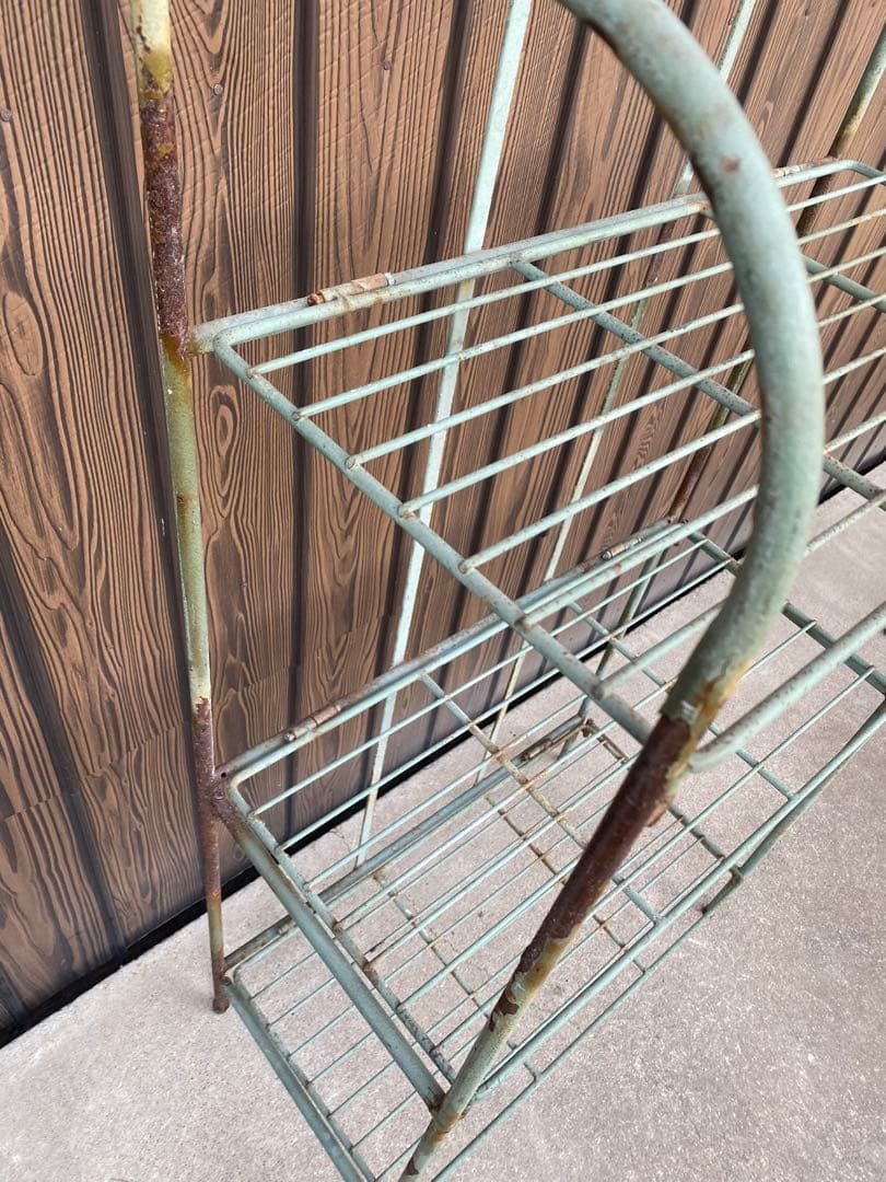 ガーデンシェルフ　フラワースタンド　アイアンスタンド　植木鉢　アンティーク