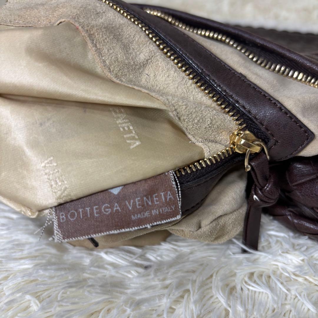 美品　ボッテガヴェネタ　イントレチャート　トートバッグ　ワンショルダー　レザー