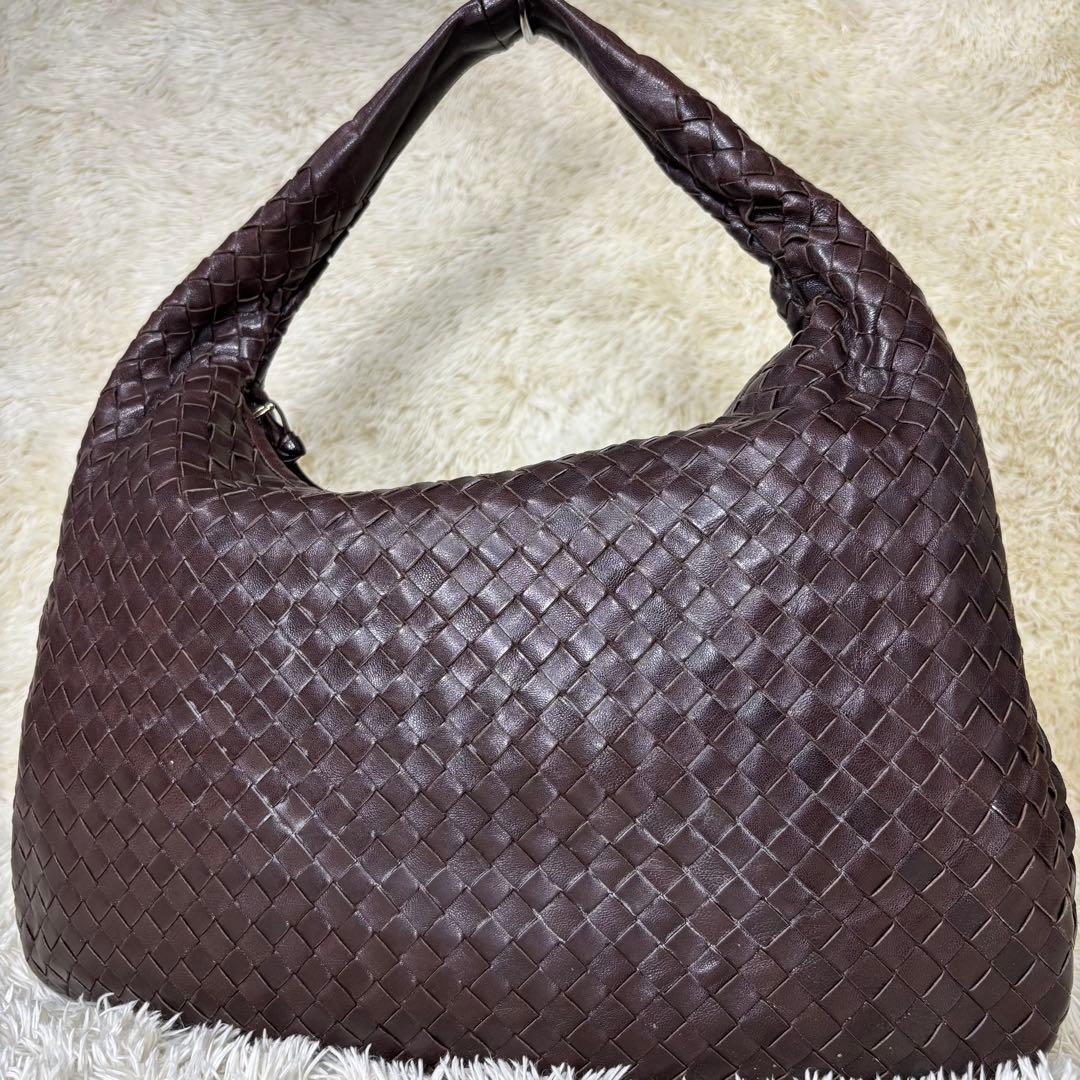 美品　ボッテガヴェネタ　イントレチャート　トートバッグ　ワンショルダー　レザー