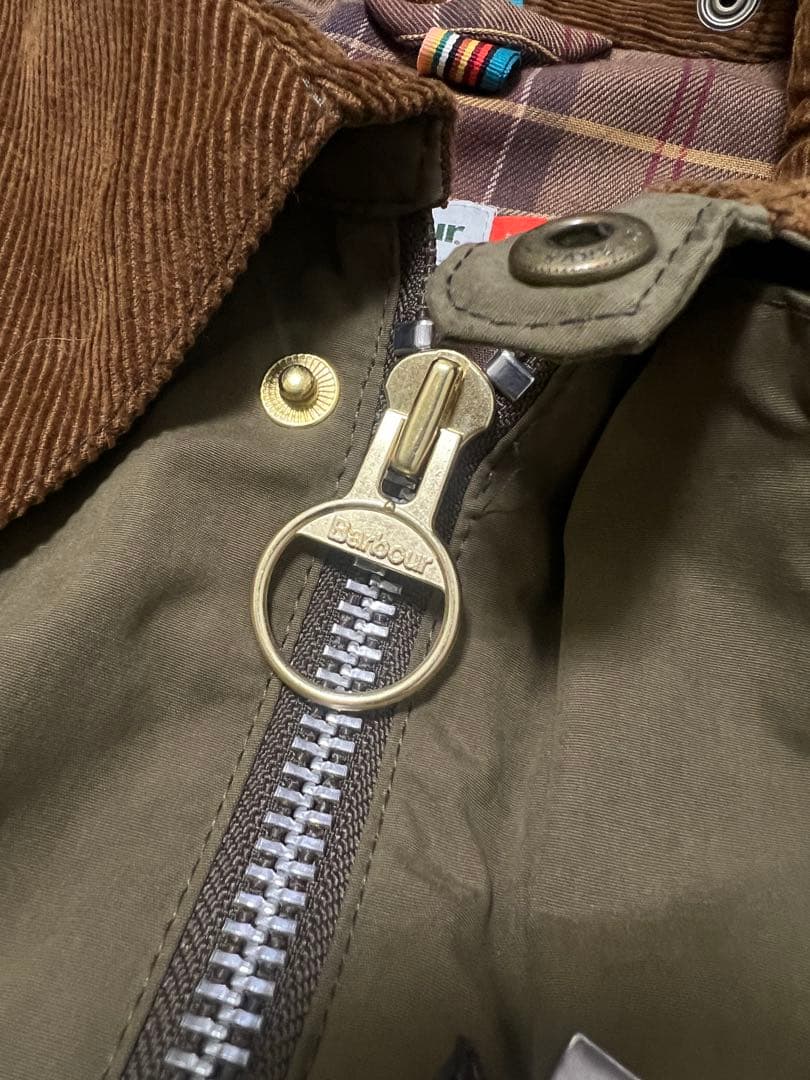 ポールスミス　バブアー　ビーストン　ピーチスキン　コート　38