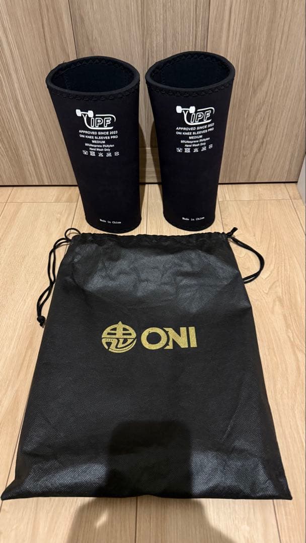 【S級品】ONI ニースリーブPRO サイズM 鬼プロ
