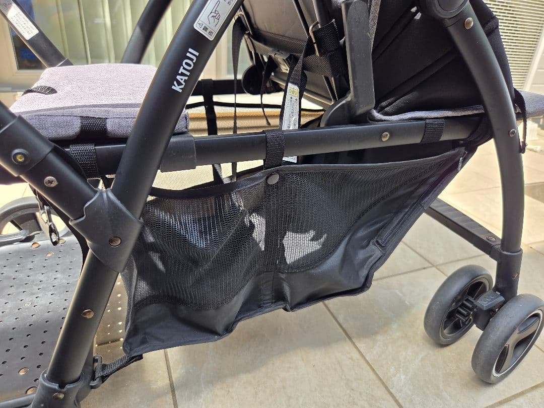 KATOJI 　2人乗りベビーカー　2-Seater next　グレー