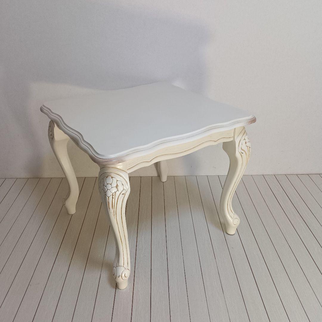 ロココ調　猫脚　White　テーブル　姫系