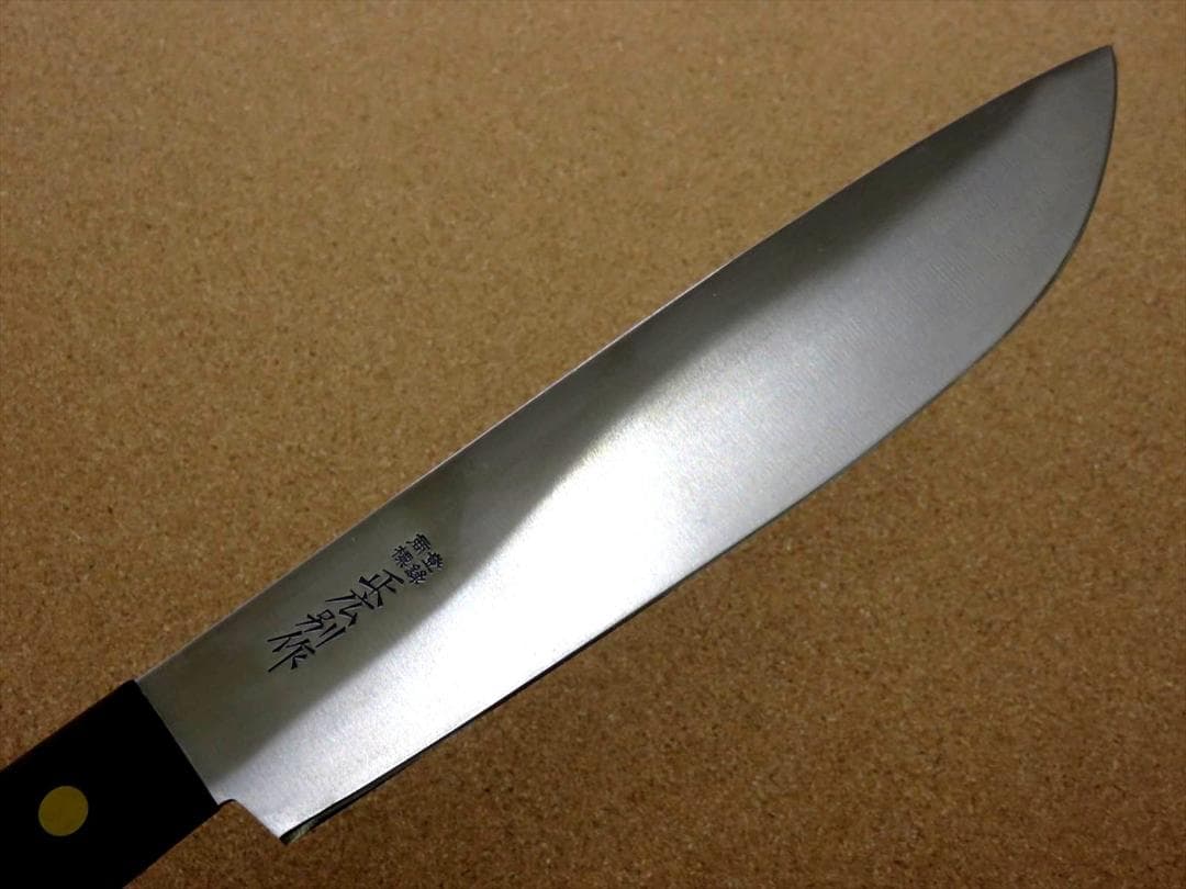 関の刃物 頭オトシ 235mm 正広別作 ハガネ 特殊包丁 肉解体 右利き 片刃