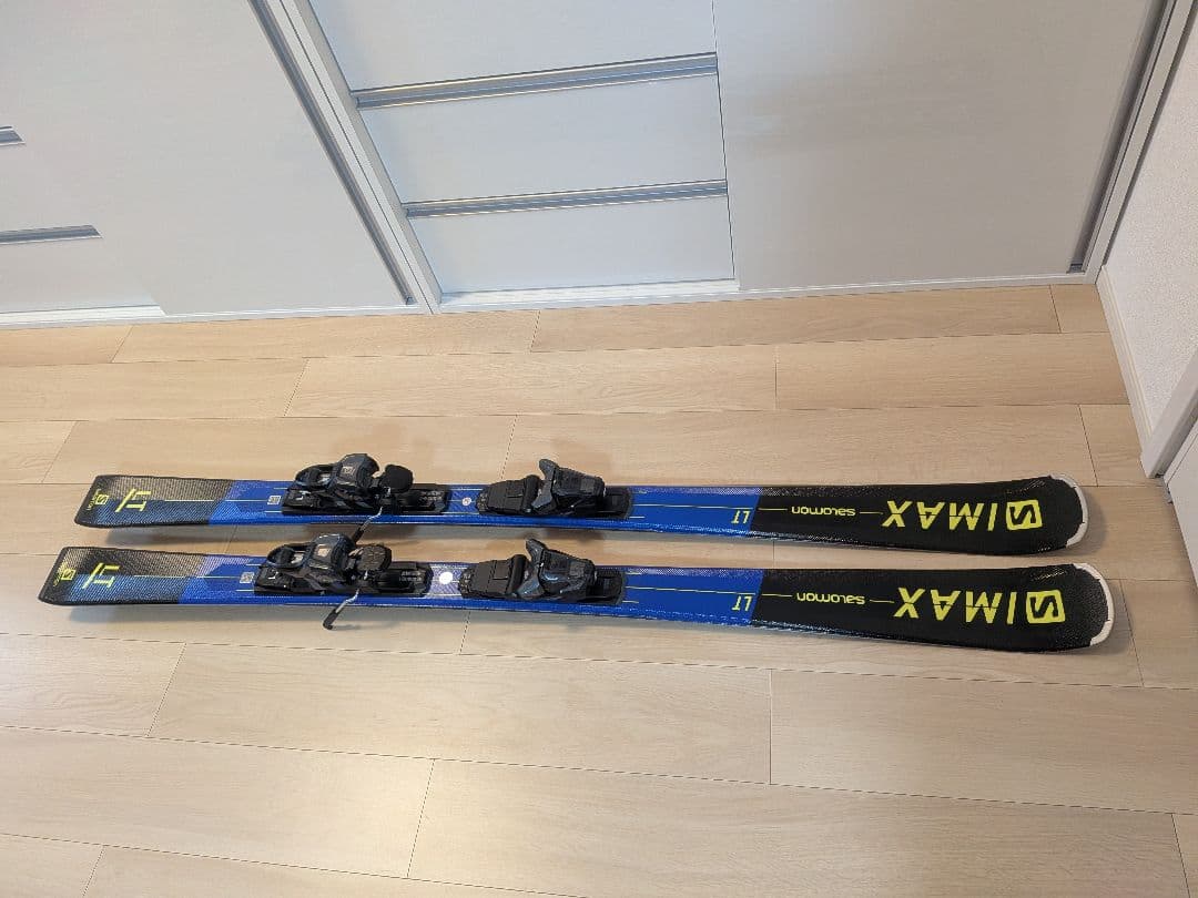 Salomon MAX LT スキー板 青/黒　ケース付