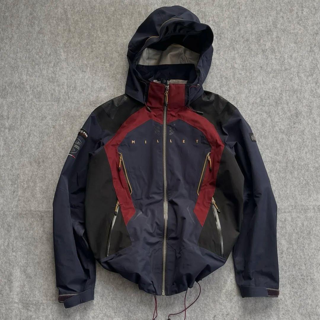 ミレー GORE-TEX マウンテンパーカー テック y2k 切替 ドローコード