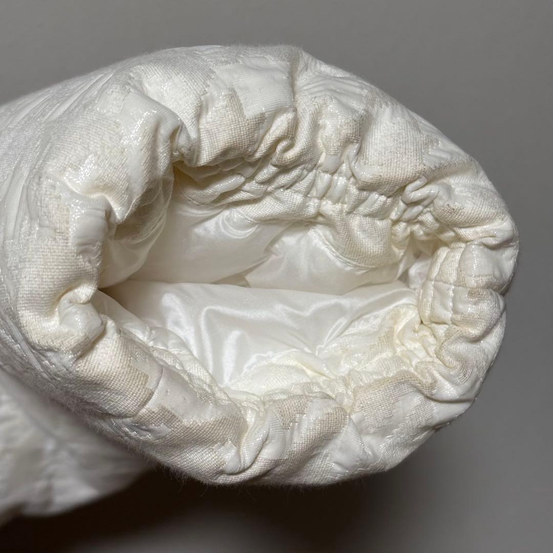 MONCCLER 白 CHAMBRES ファー付ダウン 正規品 レディース