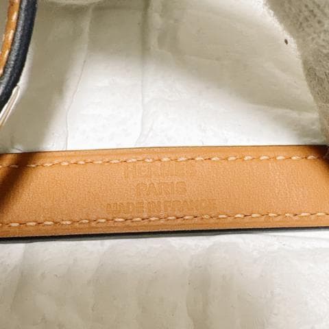 美品✨HERMES ブレスレット ケリー ドゥブルトゥール シルバー×ブラック