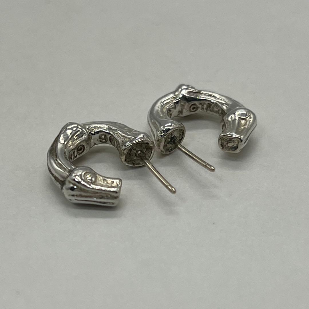 ティファニー TIFFANY バンブーフープ ピアス スモールサイズ SV925