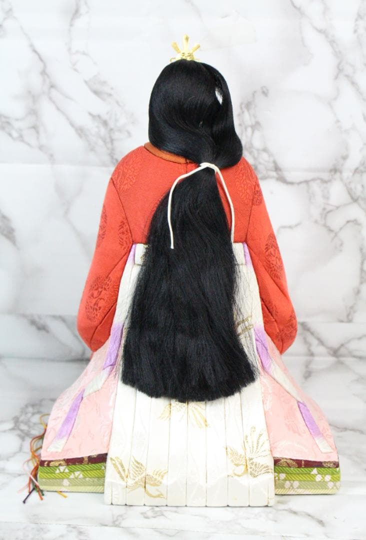 ♡古今人形 伝統的工芸品 真多呂人形 東宮 立雛 木箱 共箱付き EE0H24