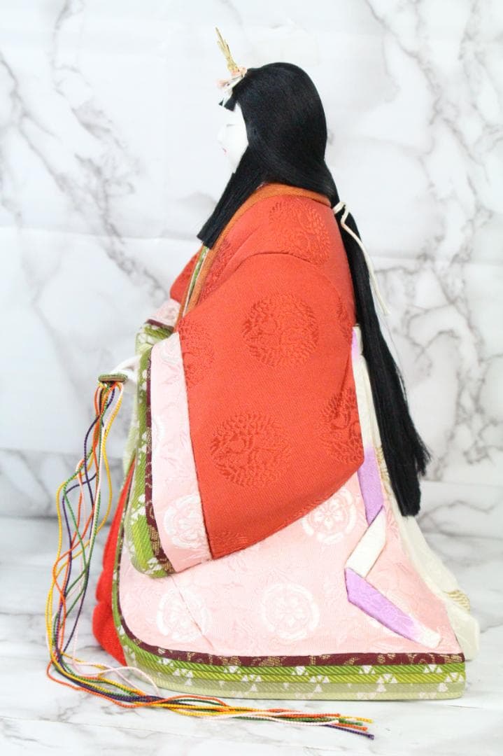 ♡古今人形 伝統的工芸品 真多呂人形 東宮 立雛 木箱 共箱付き EE0H24