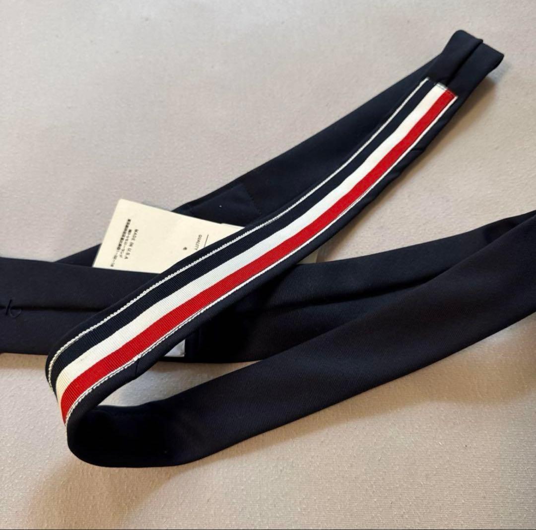 THOM BROWNE トムブラウン ネクタイ ナロータイ ネイビー
