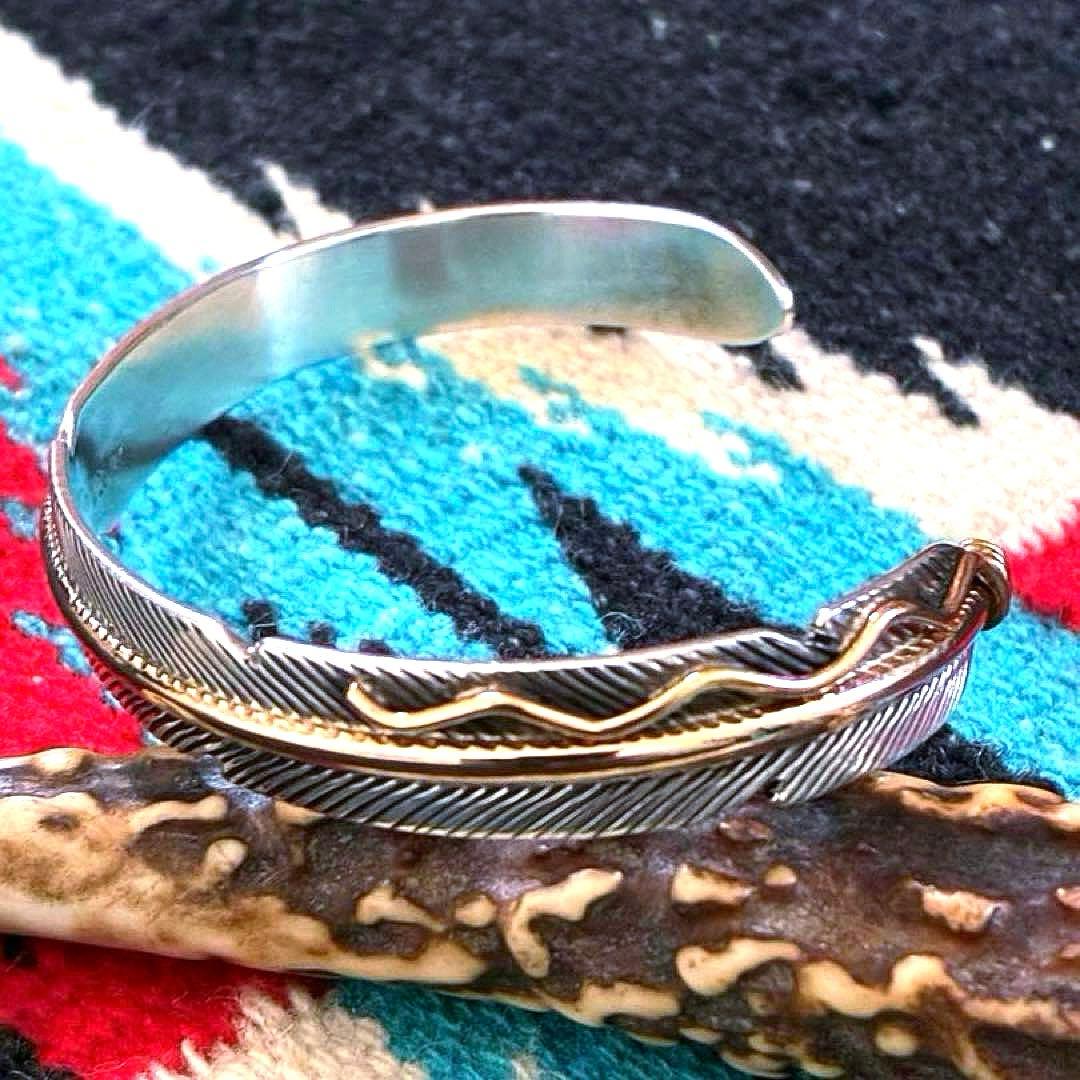 ゆ☆ ジョーメイス　フェザー12Kシルバーバングル