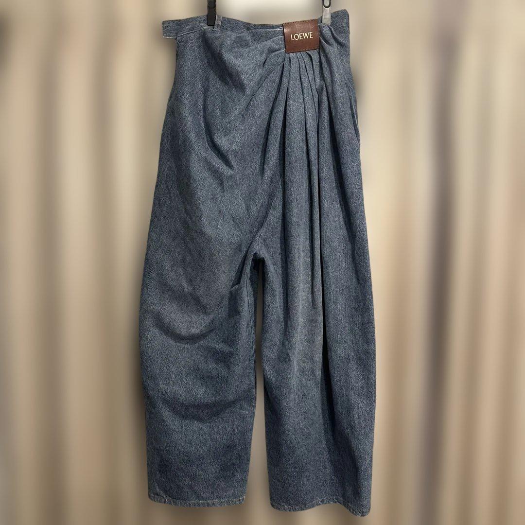 LOEWE ドレープ デニム 40
