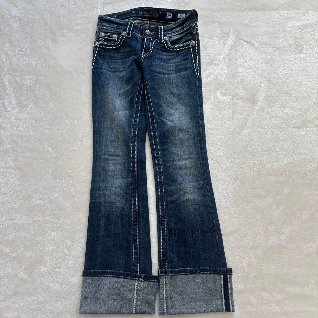 【Miss Me 】フレアデニムパンツ　24