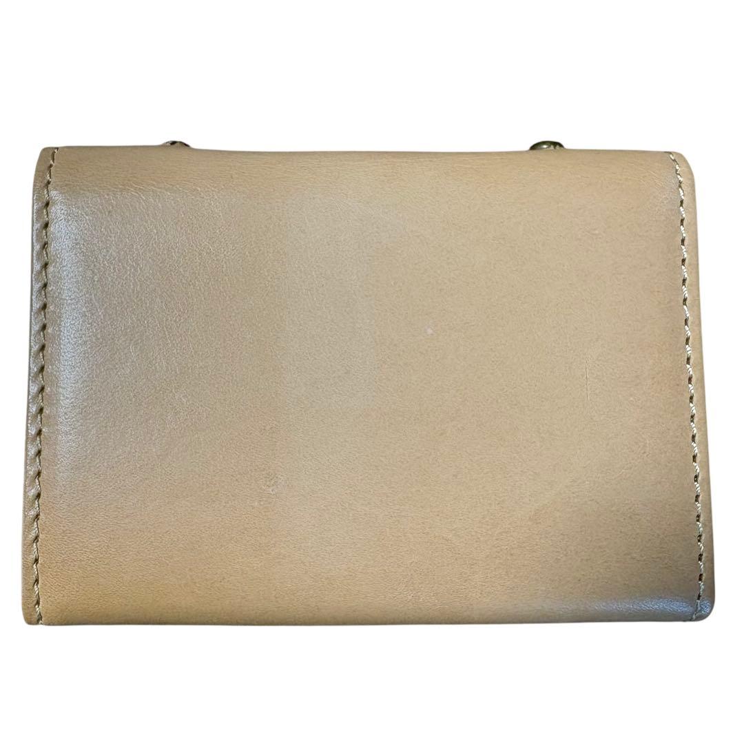 美品　エムピウ millefoglieⅡ ミッレフォッリエ2 TAN27 ヌメ革