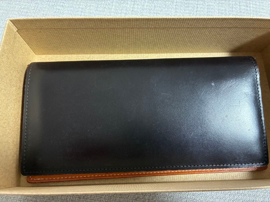 GANZO ガンゾ THIN BRIDLE シンブライドル　ファスナー長財布