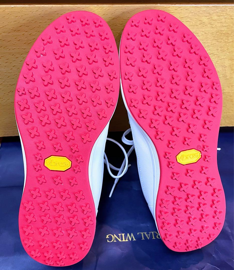 美品カステルバジャックスポーツゴルフ 春夏ゴルフシューズ24スパイクレス