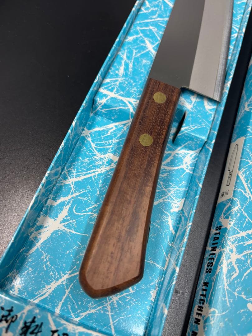 【未使用極美品】本則光 最高級包丁 本割込 名匠 三徳包丁