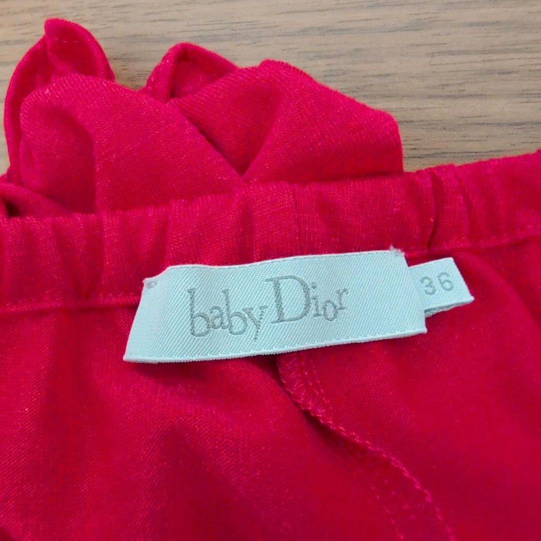 【美品】baby Dior ベビーディオール ワンピース ノースリーブ フレア