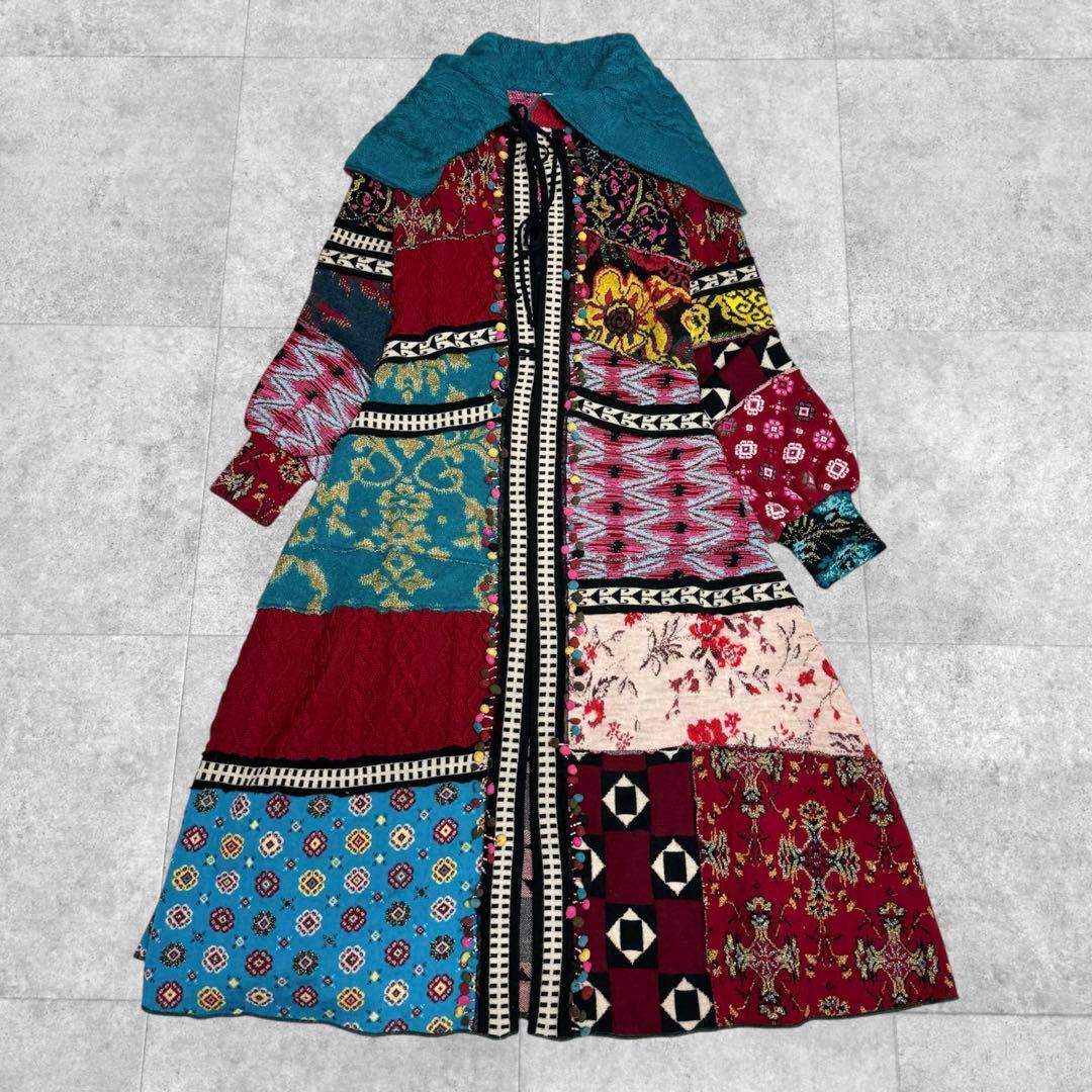 ジャケット・アウター 2005AW KENZO Runway long knit cardigan