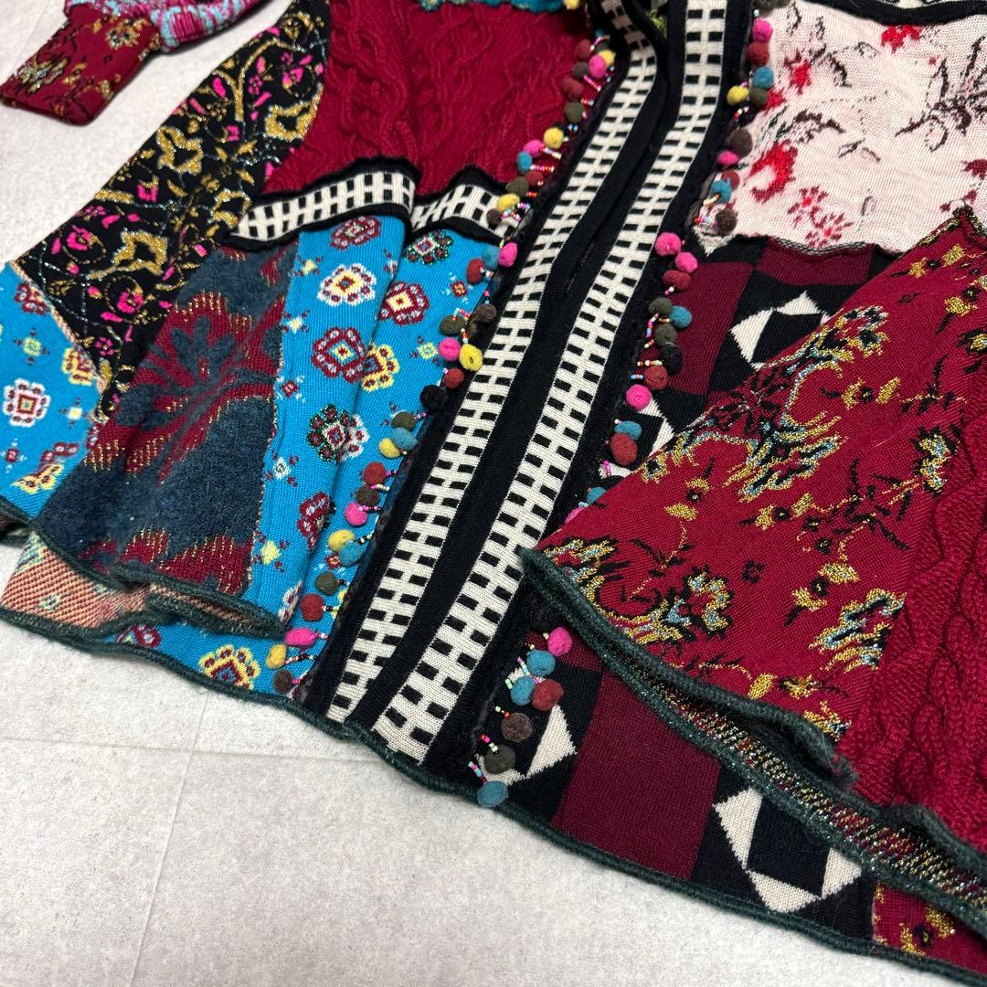 ジャケット・アウター 2005AW KENZO Runway long knit cardigan