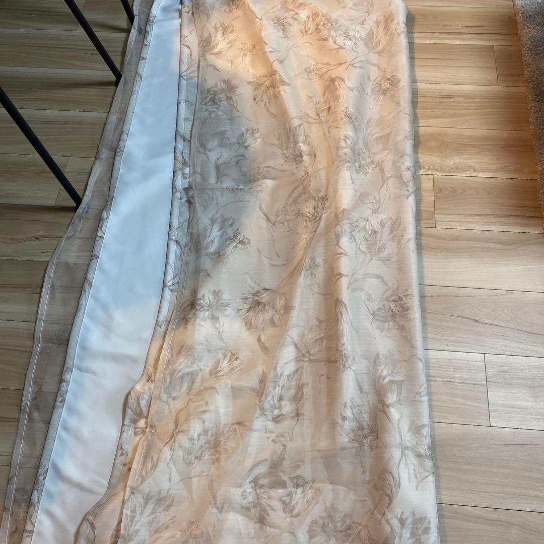 FrancFrancリリアWカーテン2枚セットH2000×W1000遮光2級