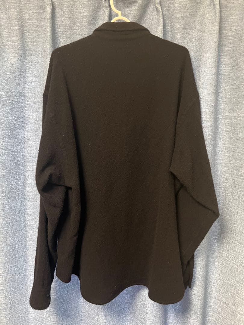 comoli 縮絨ウールハーフジップ サイズ3 22AW