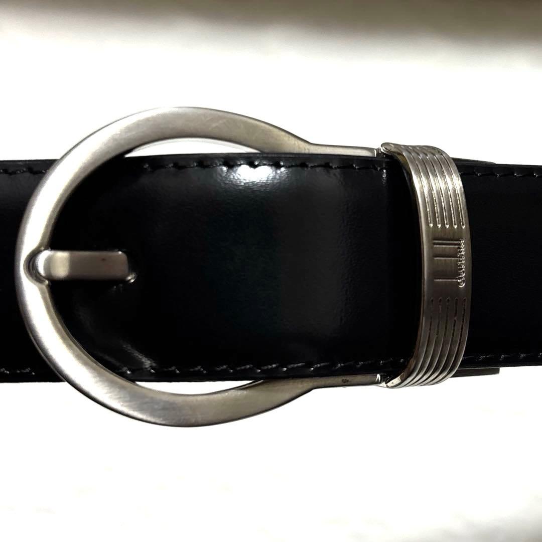 新品　dunhill ダンヒル　ベルト　リバーシブル　ブラック　ダークブラウン