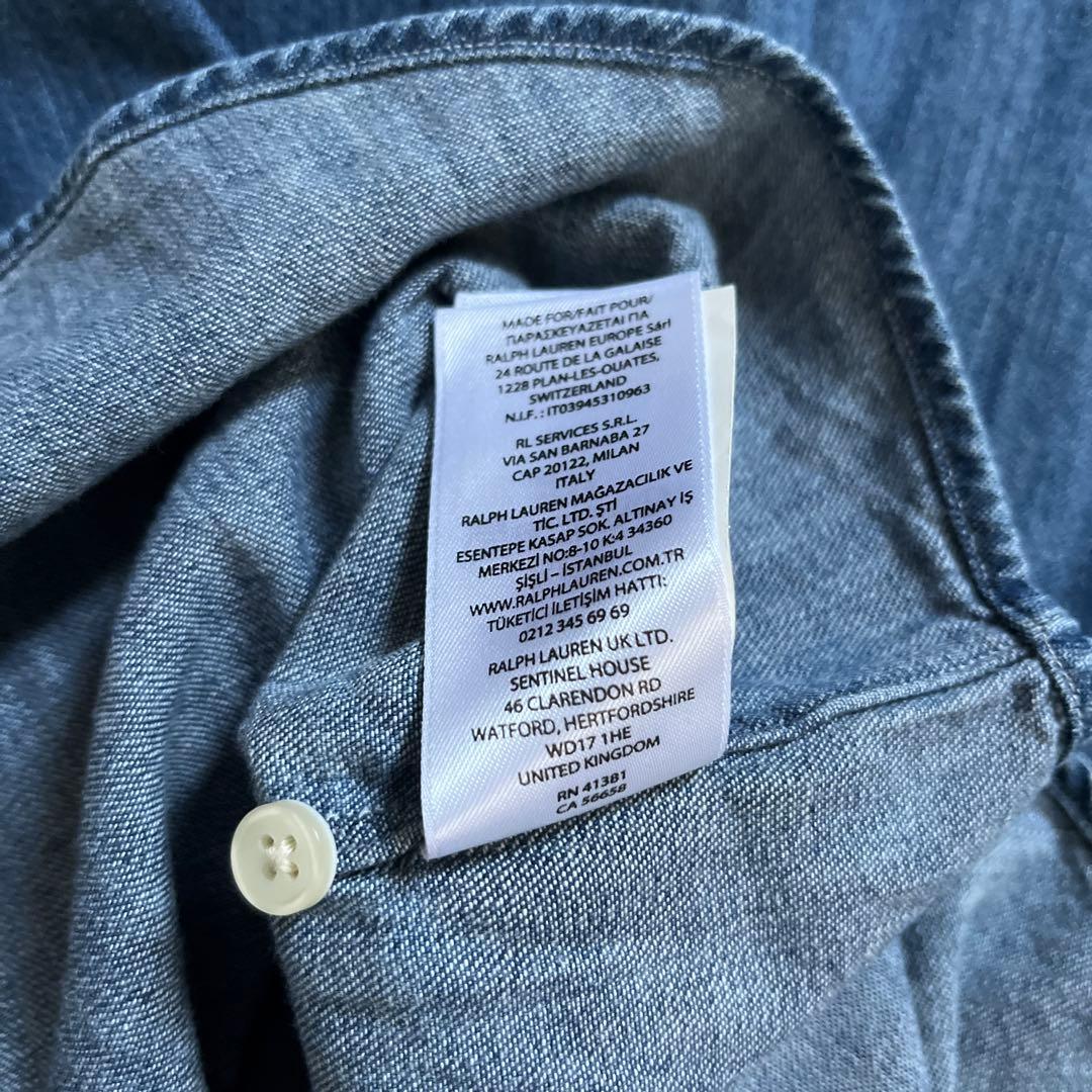 【Lサイズ】Polo Ralph Lauren デニムシャツ