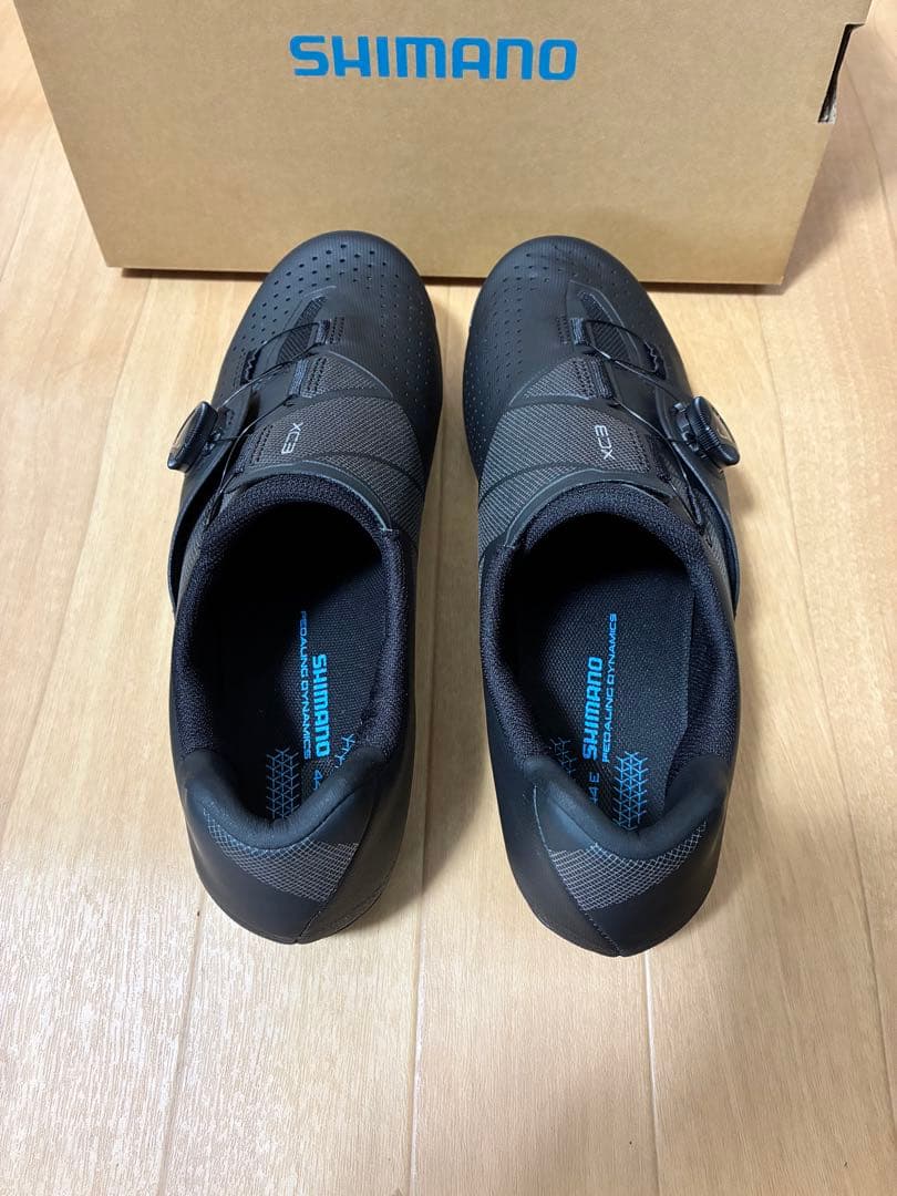 【新品未使用】SHIMANO XC3 ブラック シューズ 44