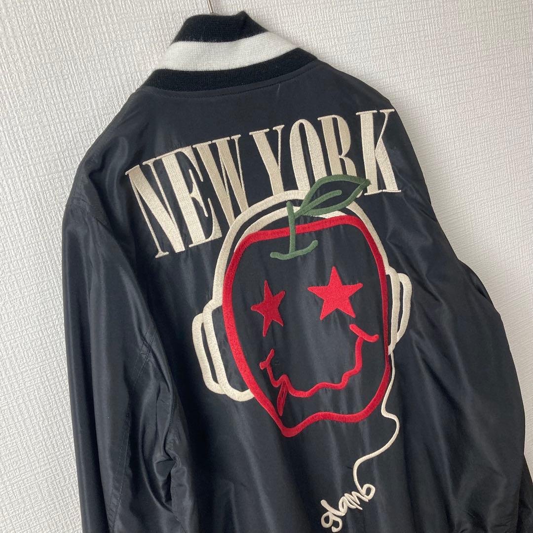 643 glamb NY stadium JKT リバーシブル　Nirvana