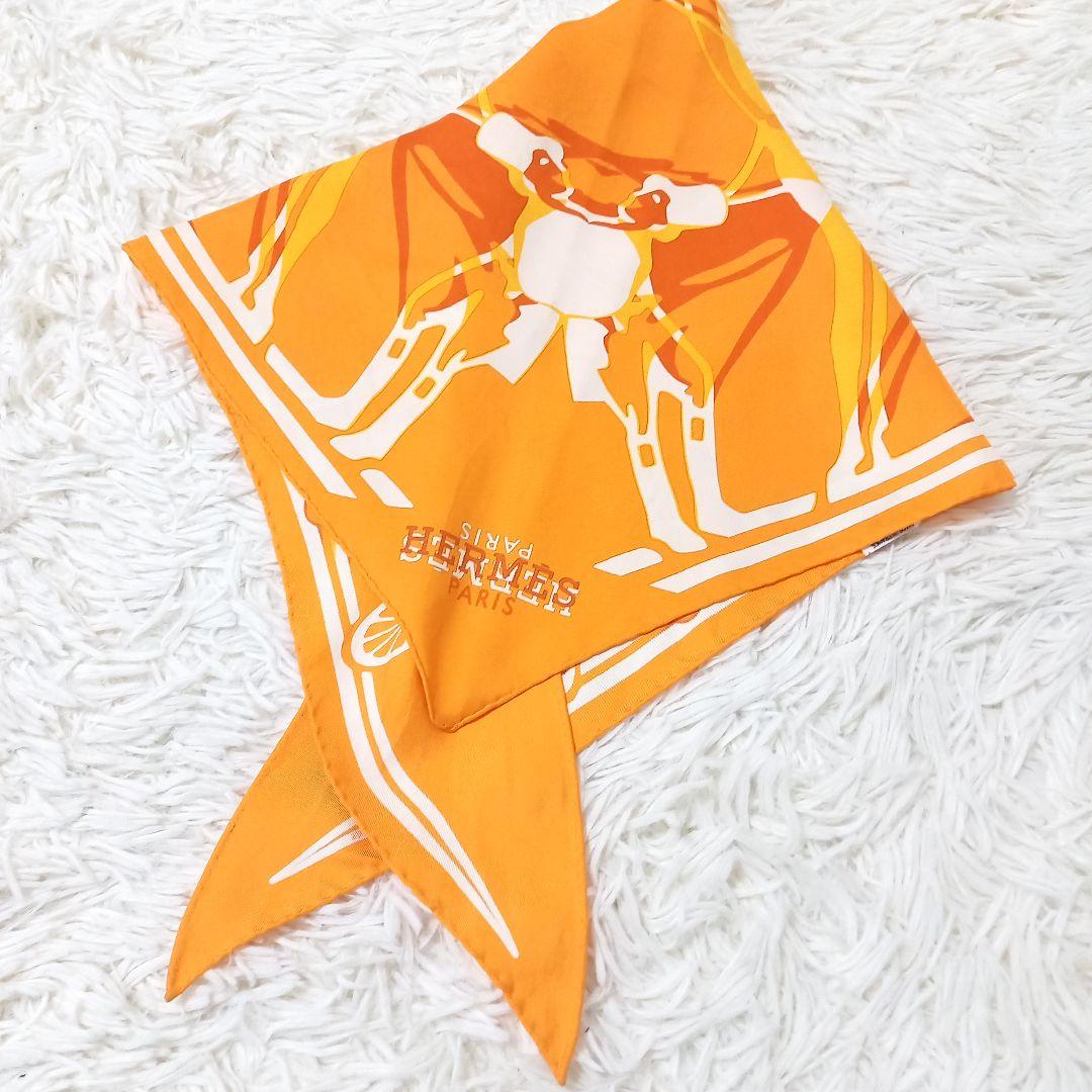 ●美品●　HERMES　カレーシュ　エラスティック　ポワントゥ　トライアングル