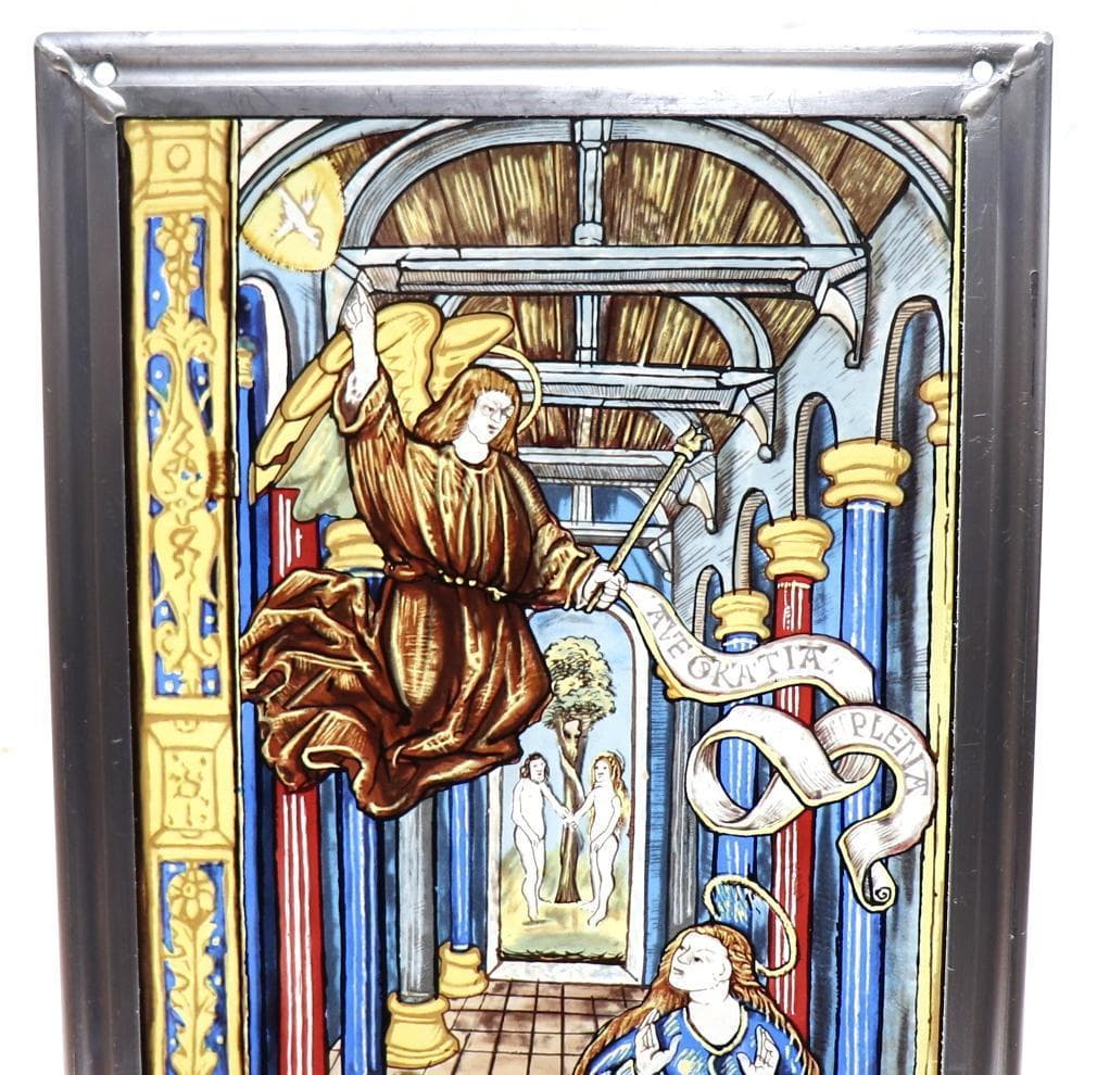 新約聖書 ヴィンテージ ステンドグラス 受胎告知 グラスマスターズ社