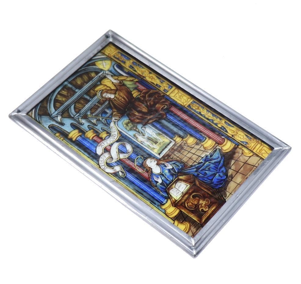 新約聖書 ヴィンテージ ステンドグラス 受胎告知 グラスマスターズ社