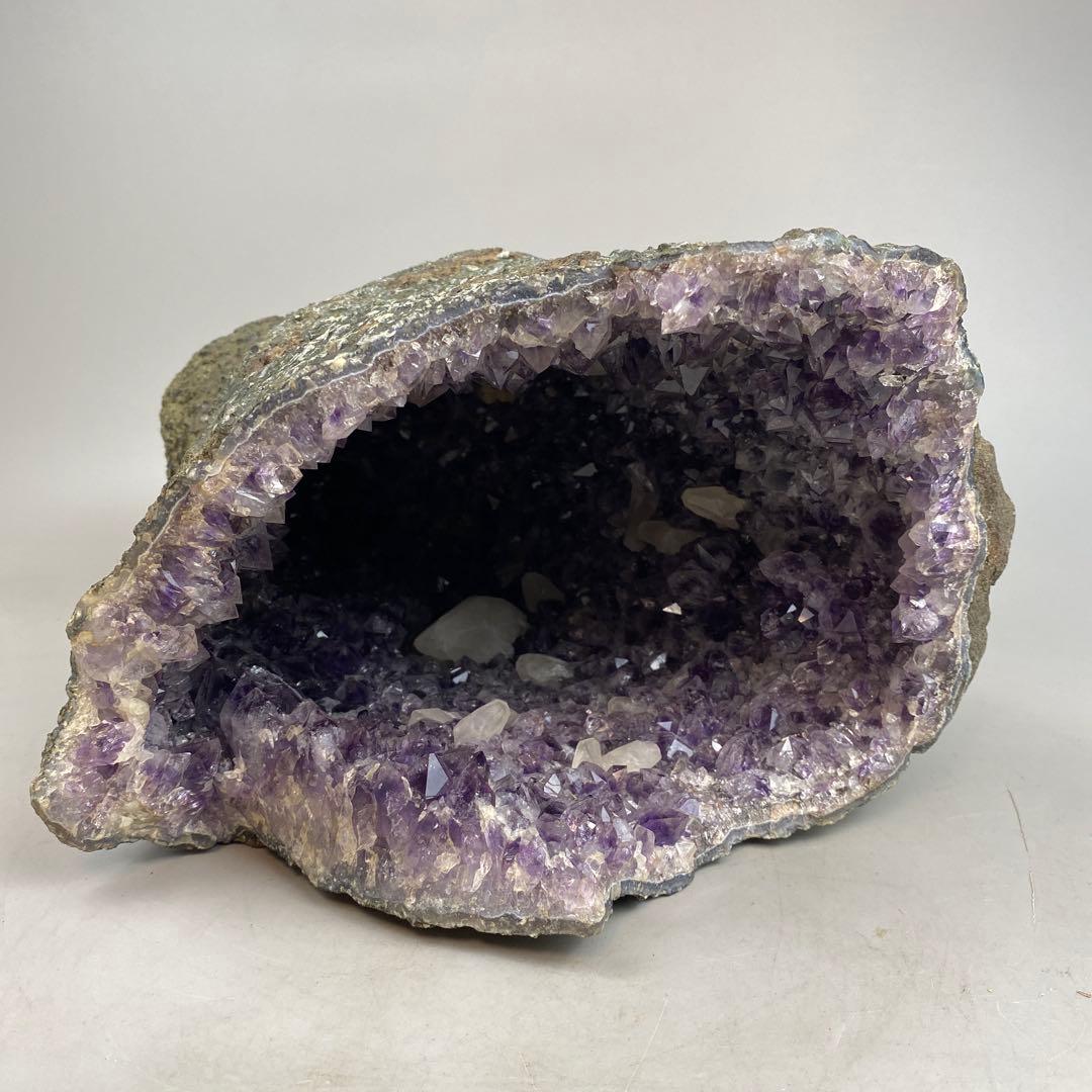 鑑賞石 アメジスト ドーム 原石 大型 約10.46kg 紫水晶 クリスタル