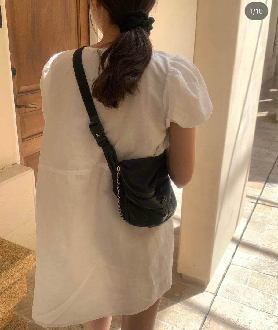 tannat 韓国 パフスリーブ ワンピース