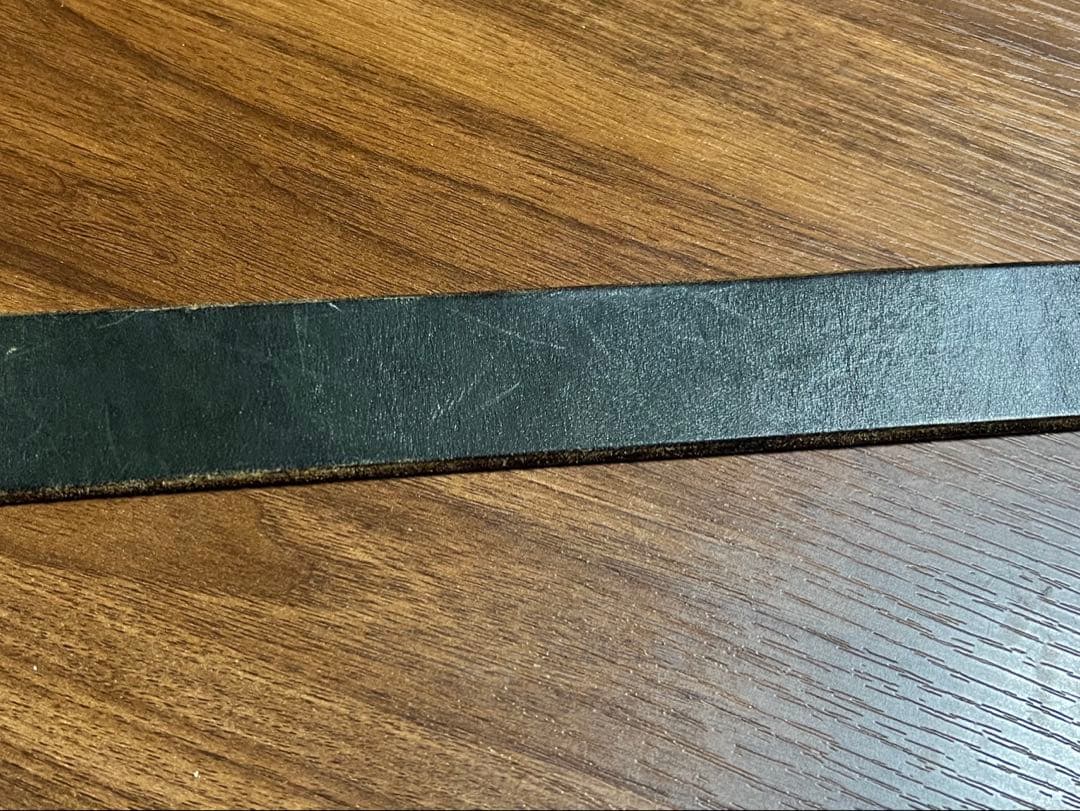 送料込 UES ウエス スクエアバックル ベルト ブラック サイズ30 アメカジ